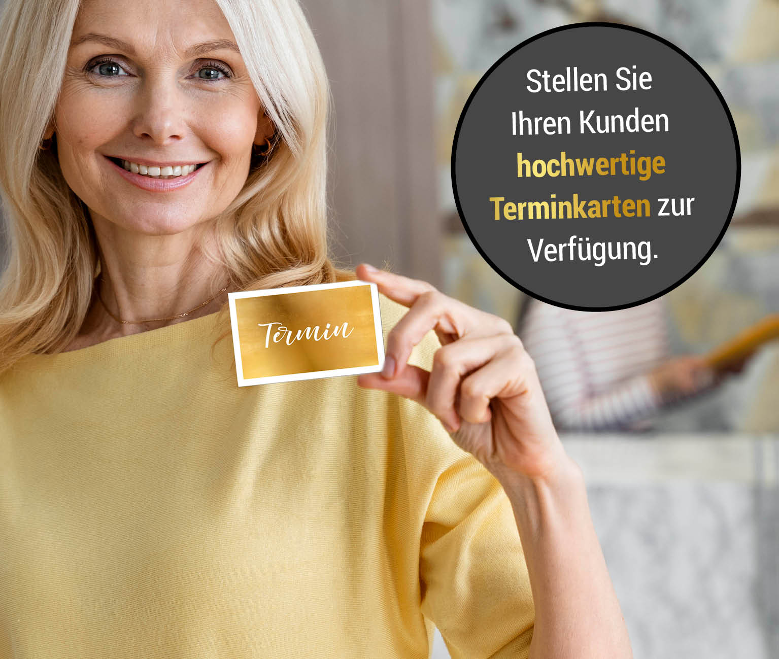 Terminkarte – Gold 4 Termine