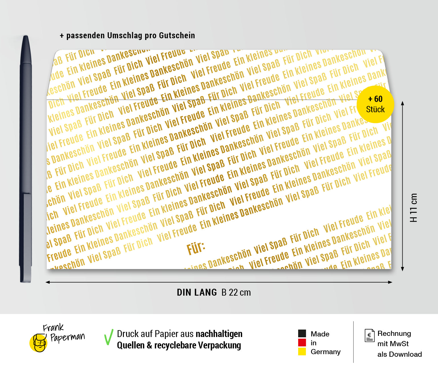 Geschenk Gutschein – Gold
