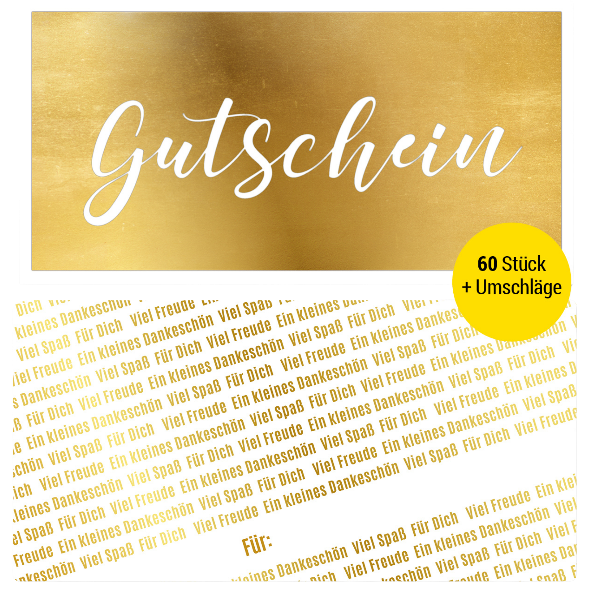 Geschenk Gutschein – Gold