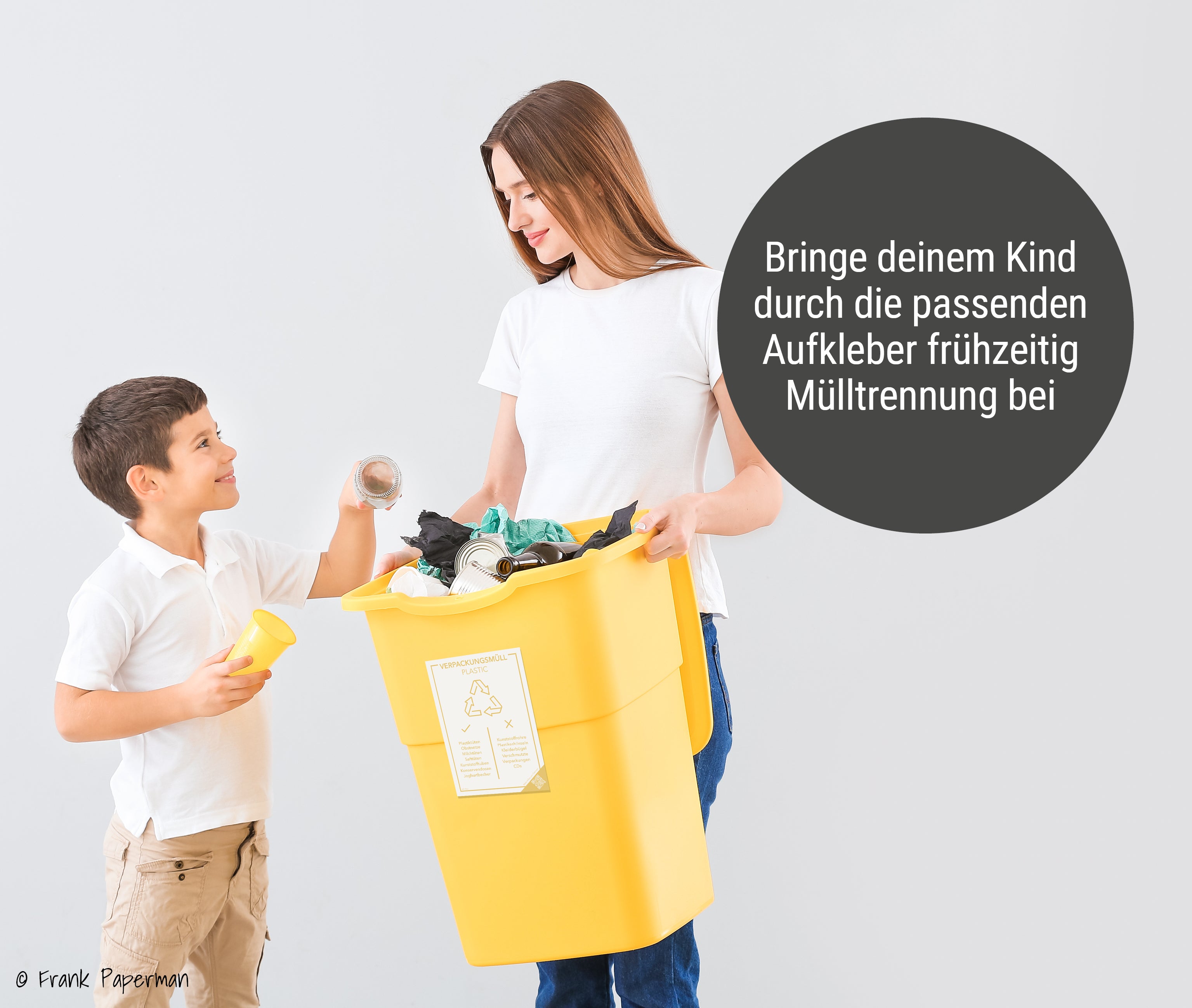 Aufkleber Mülltrennung – A6
