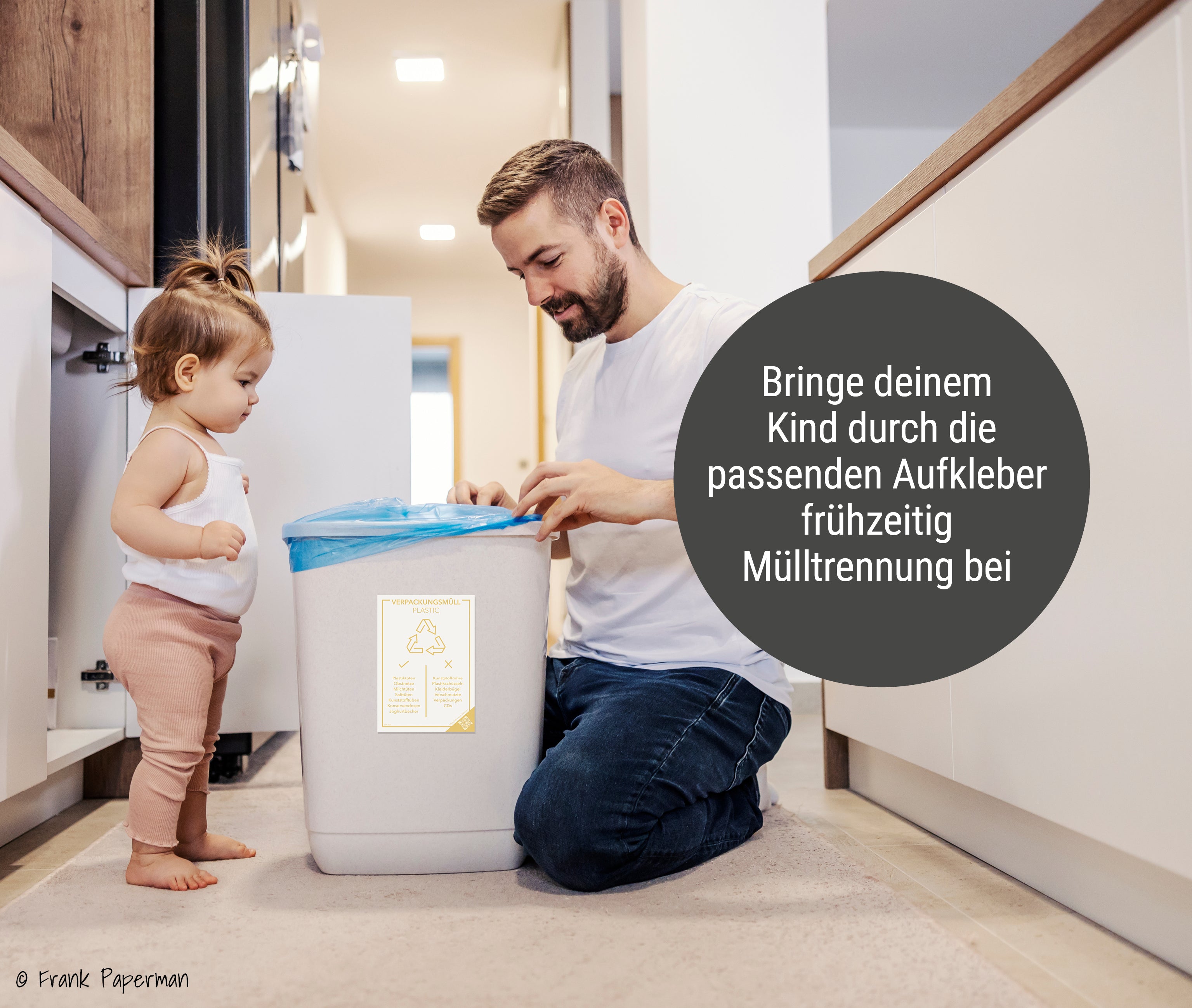 Aufkleber Mülltrennung – A6