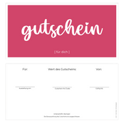 Geschenkgutscheine – Magenta