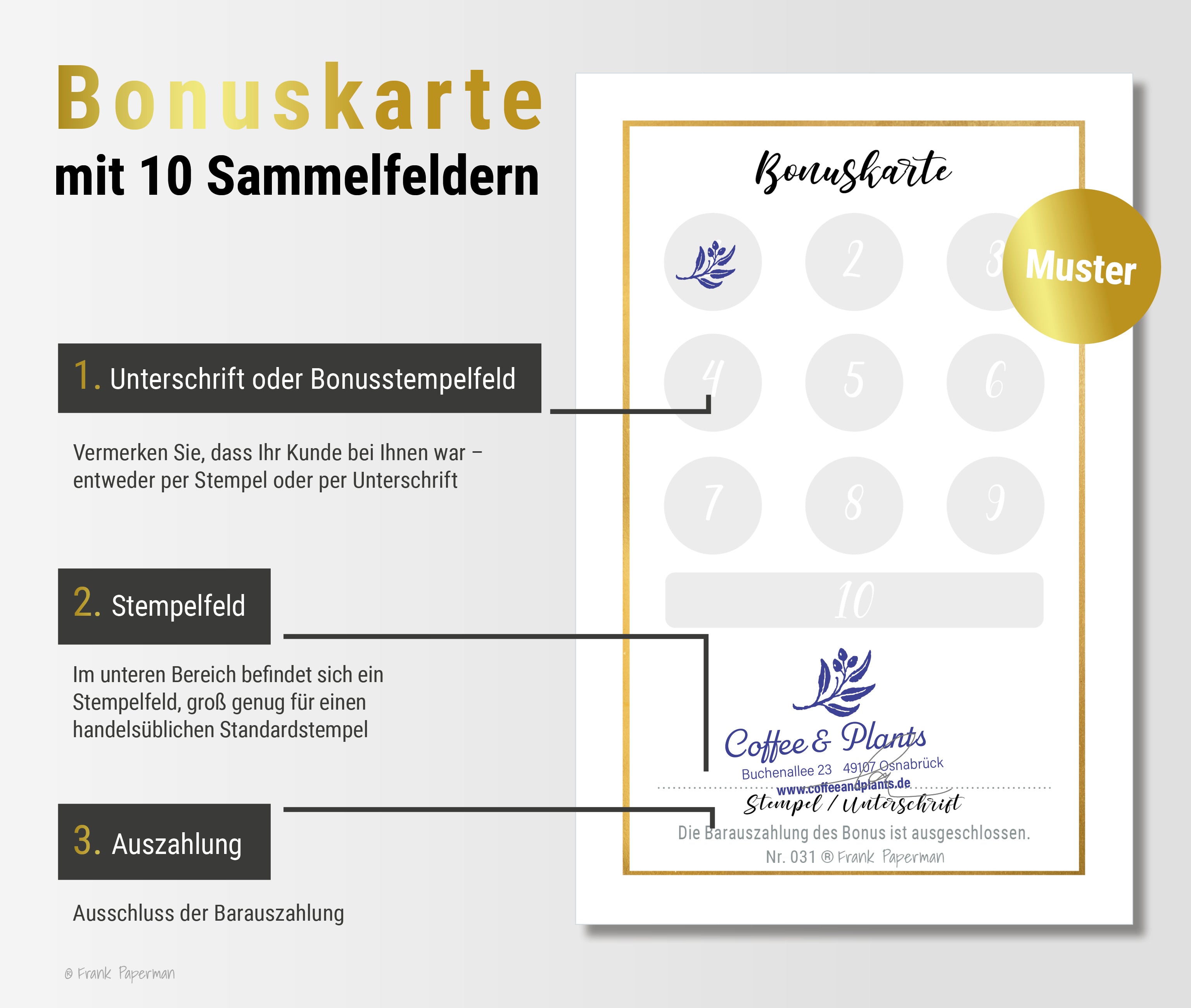 Bonuskarte – Gold