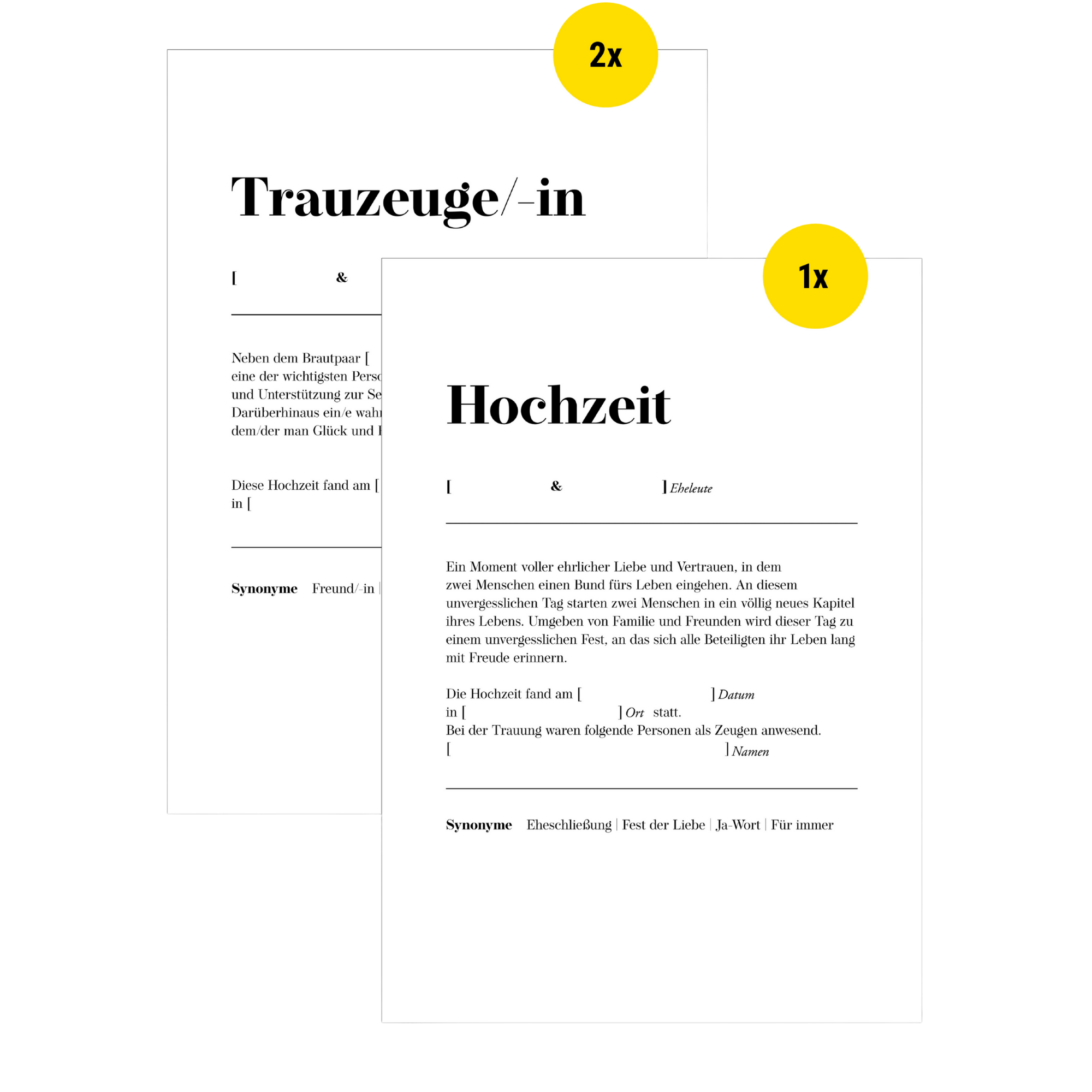 Urkunde Eheschließung – Definition