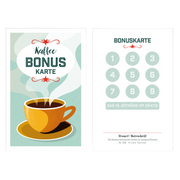 Bonuskarten für Kunden – Kaffee