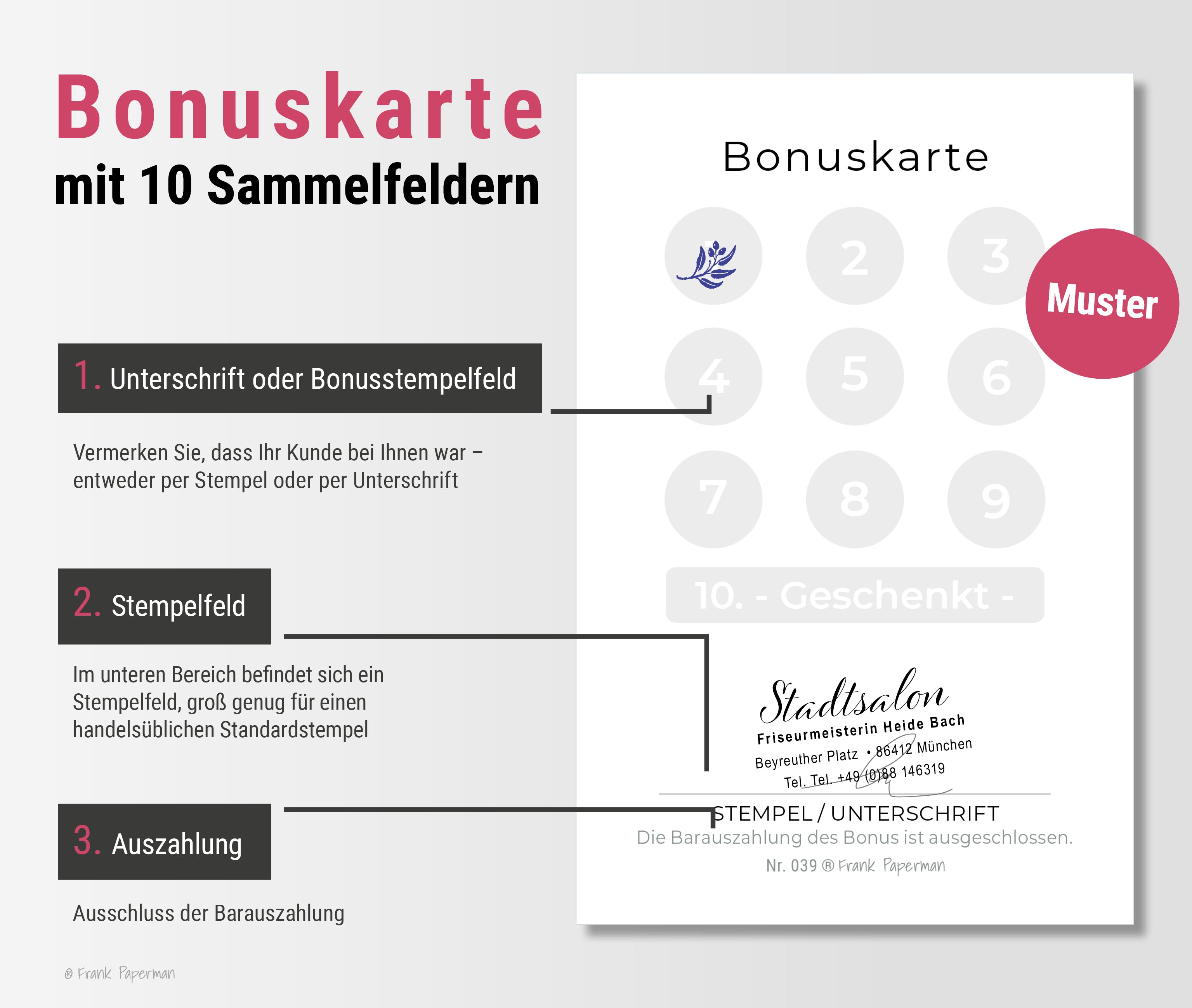 Bonuskarten – Magenta