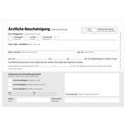 Ärztliche Bescheinigung – Bilingual