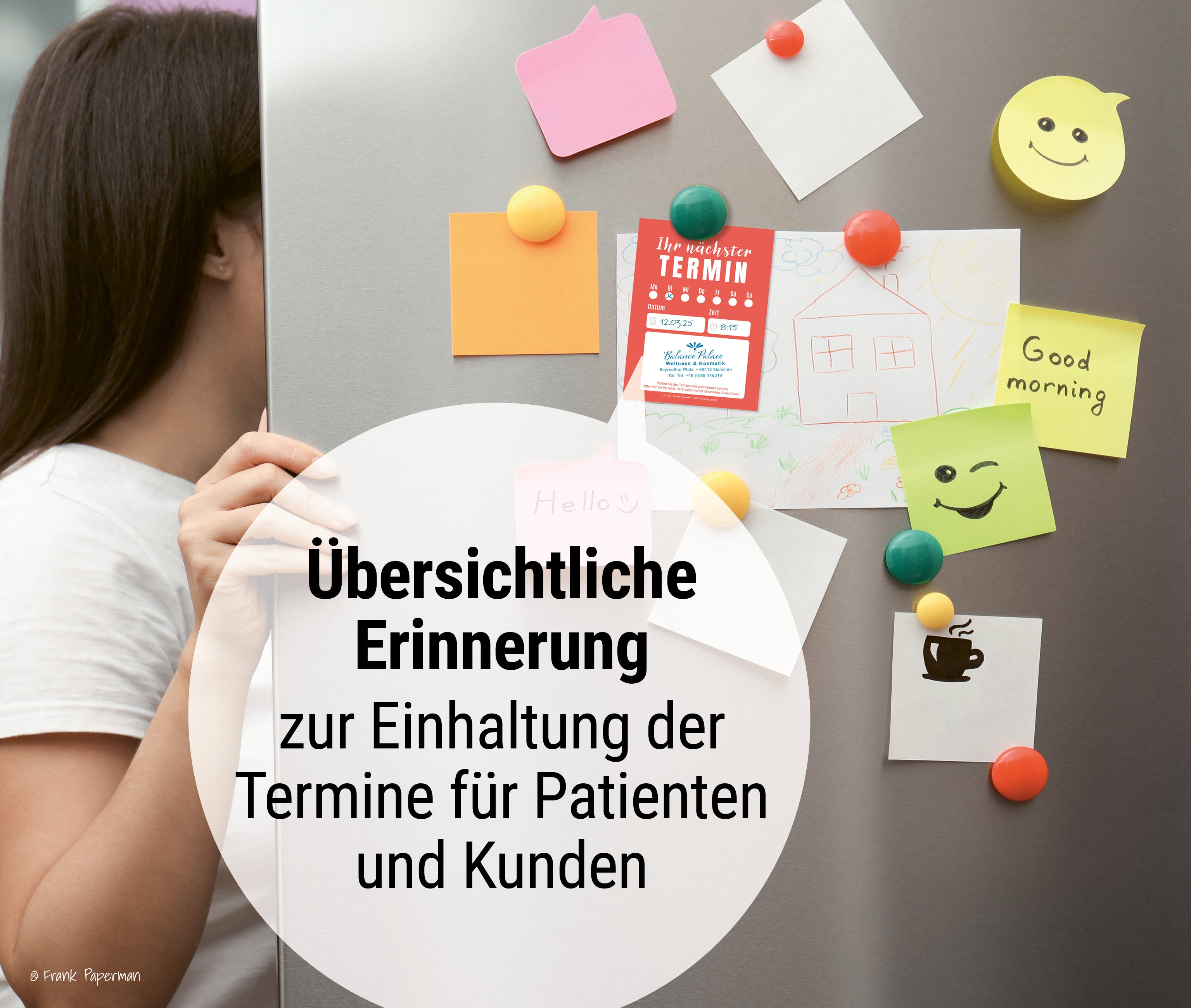 Terminzettel – 1 Termin Rot