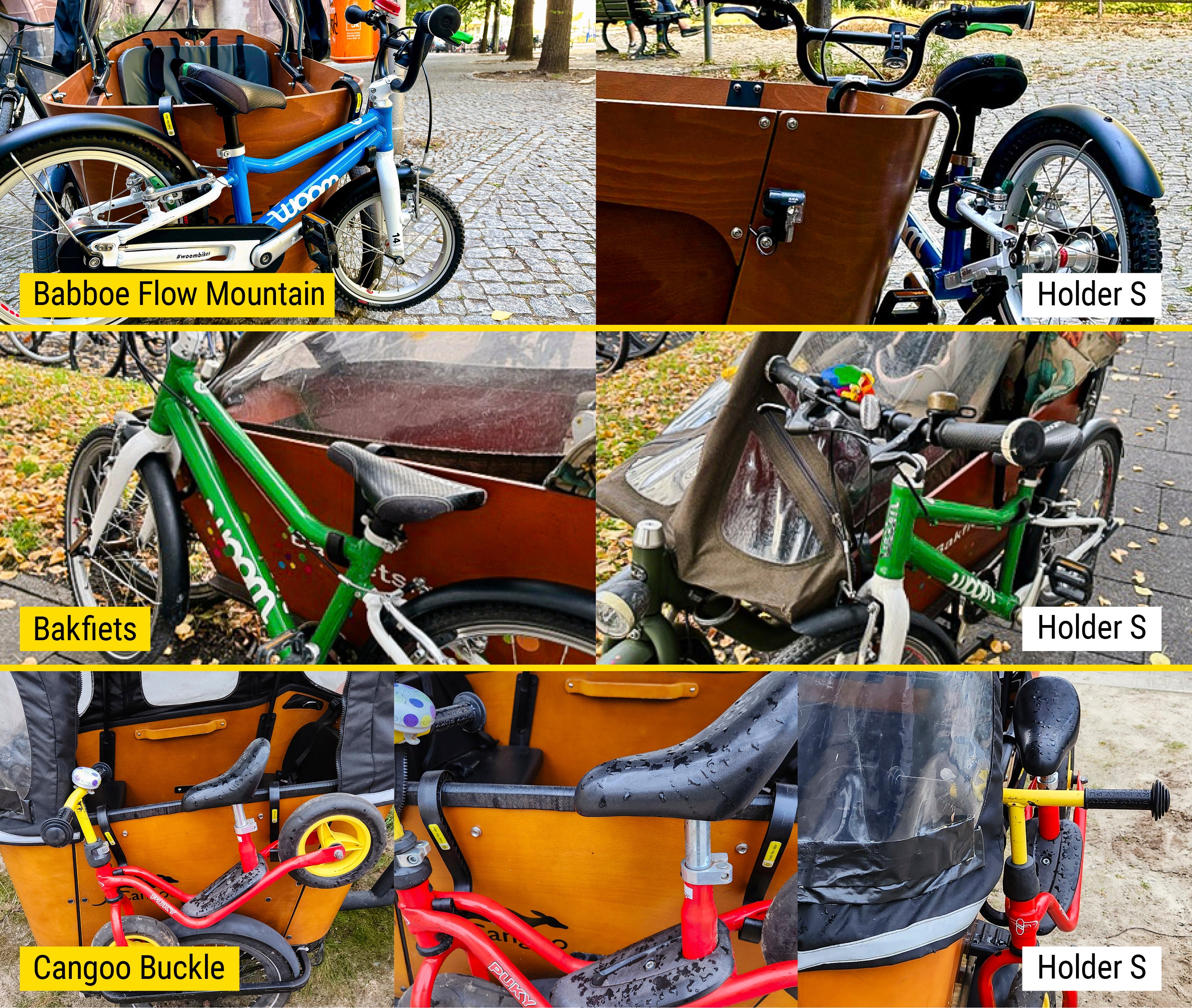Frank Bike Holder S  2.0 | Kinderfahrrad-Halterung Lastenrad