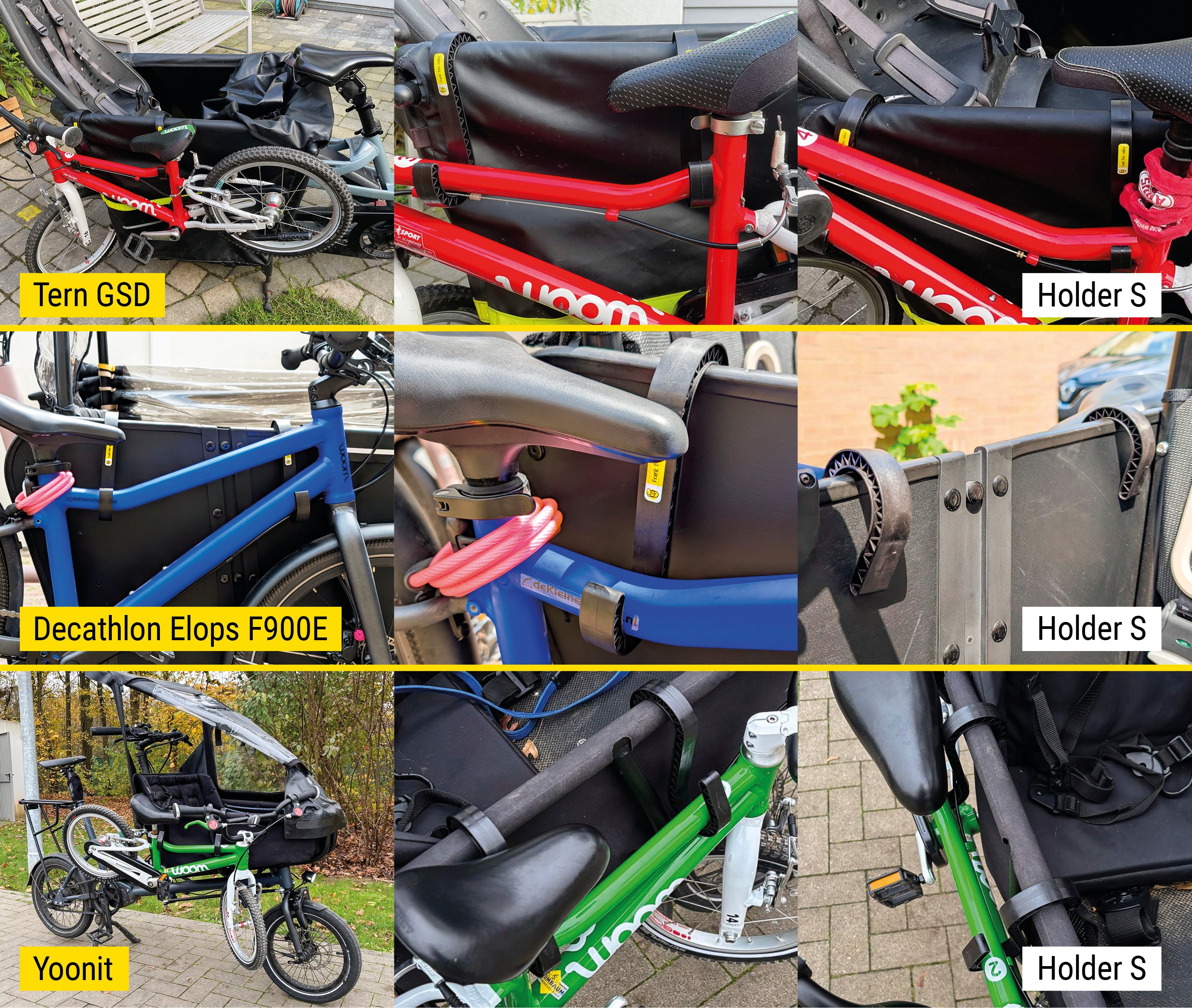 Frank Bike Holder S  2.0 | Kinderfahrrad-Halterung Lastenrad