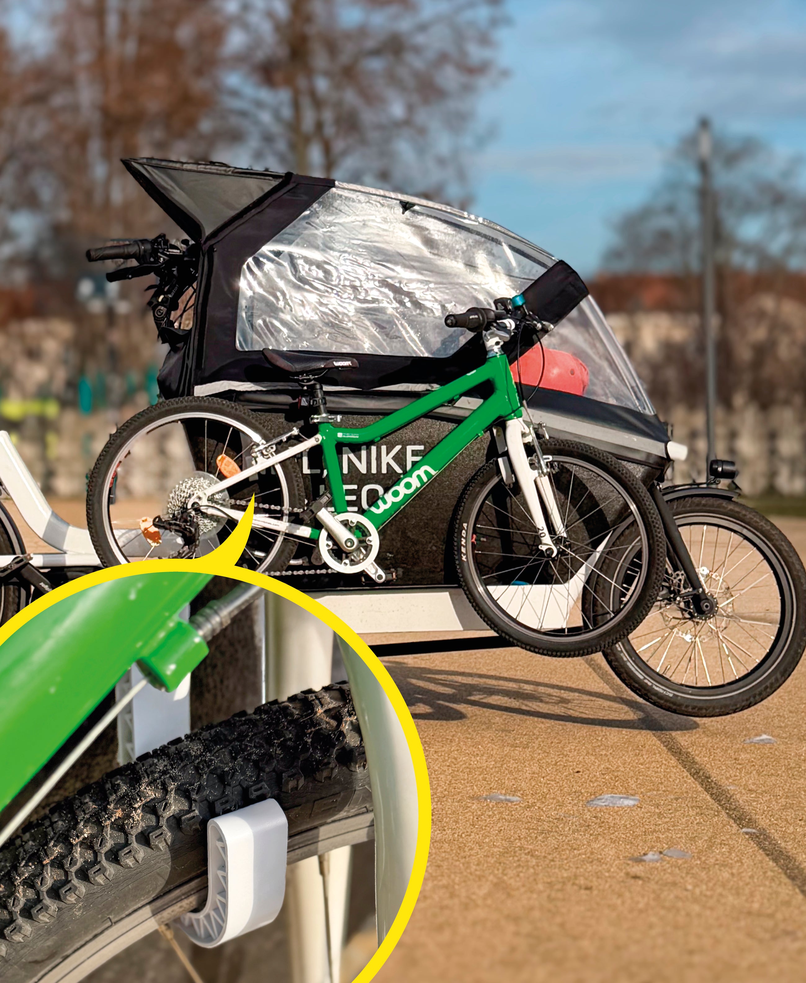 Frank Bike Holder M 2.0 | Kinderfahrrad-Halterung Lastenrad