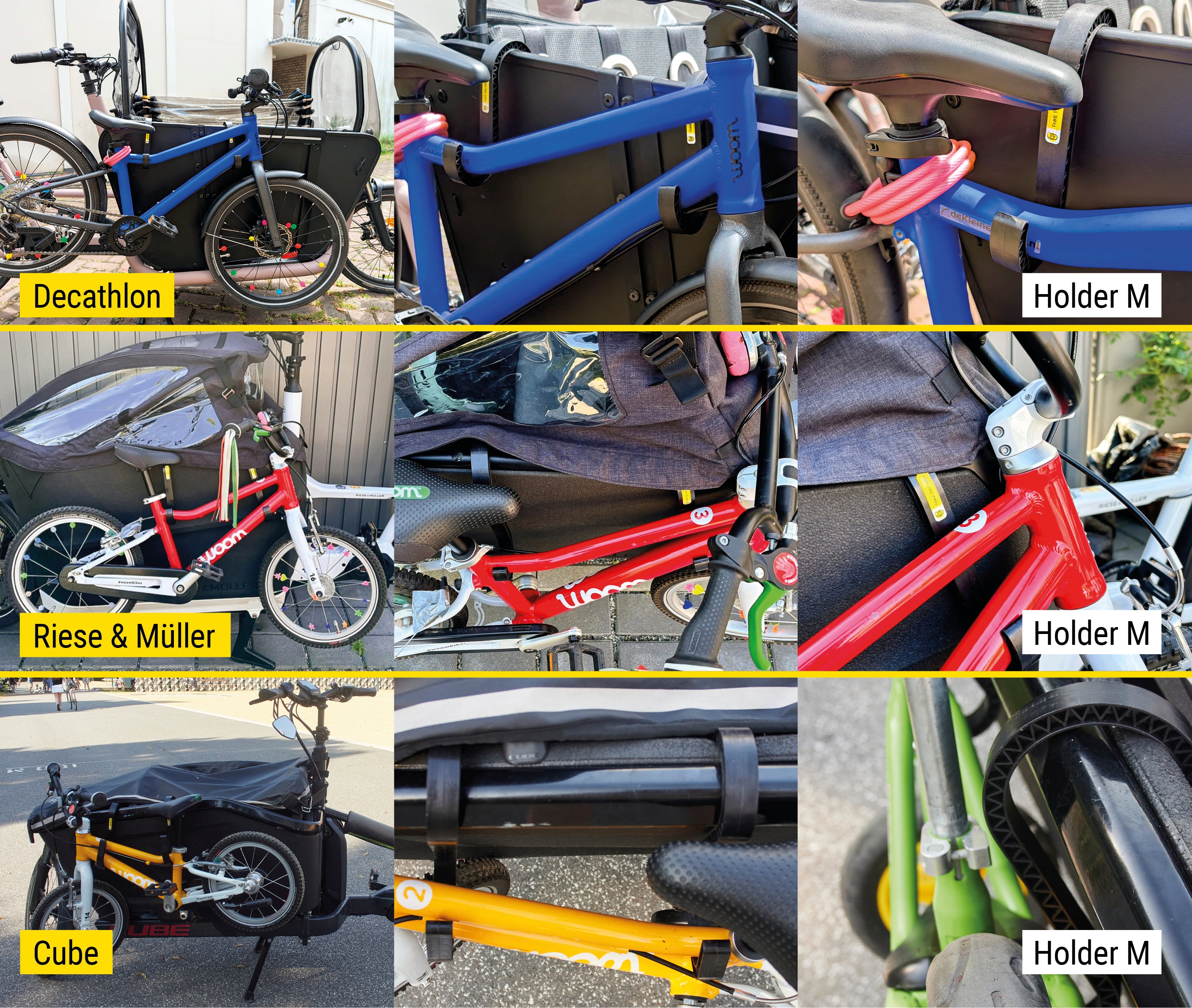 Frank Bike Holder M 2.0 | Kinderfahrrad-Halterung Lastenrad