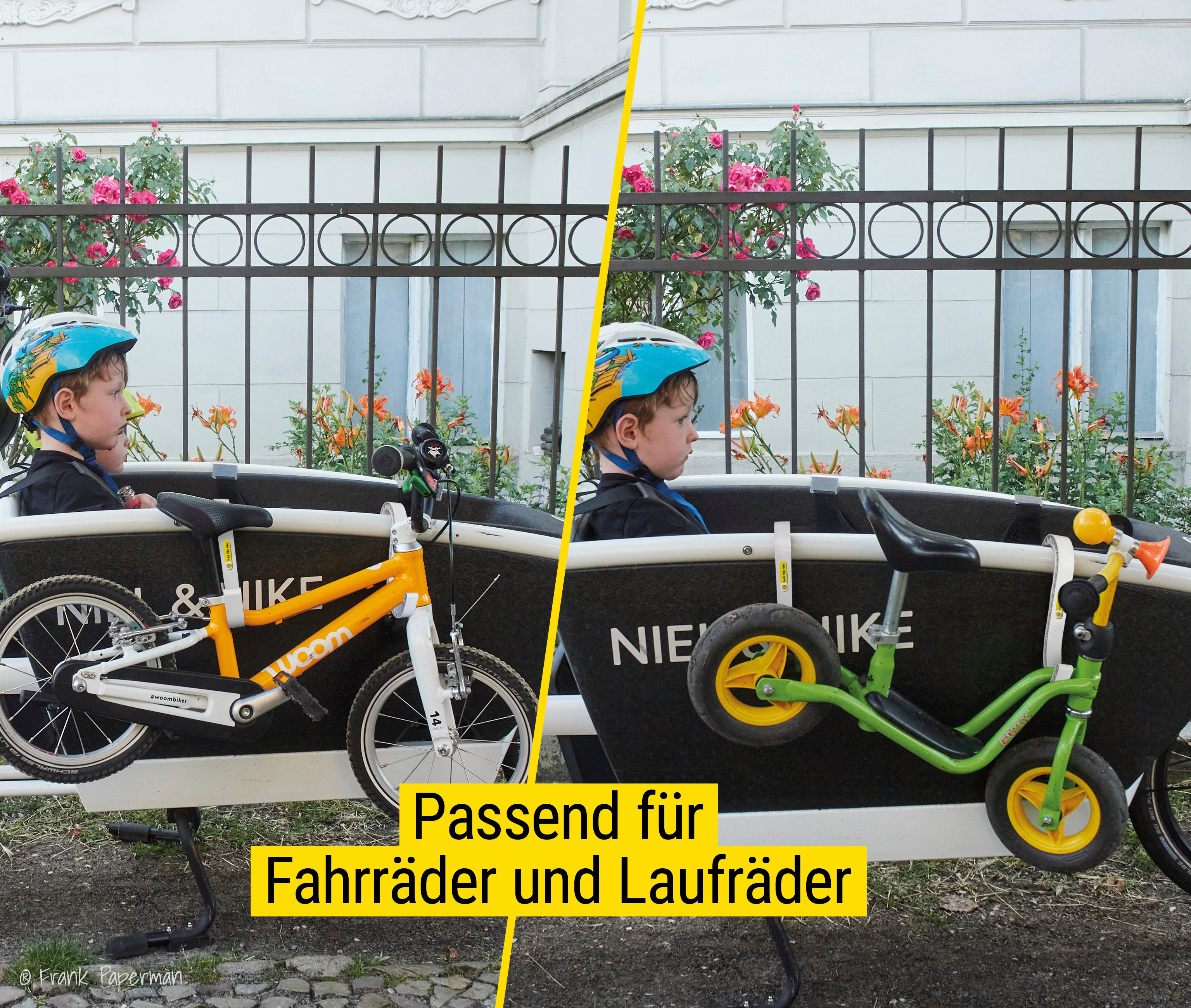 Frank Bike Holder M 2.0 | Kinderfahrrad-Halterung Lastenrad
