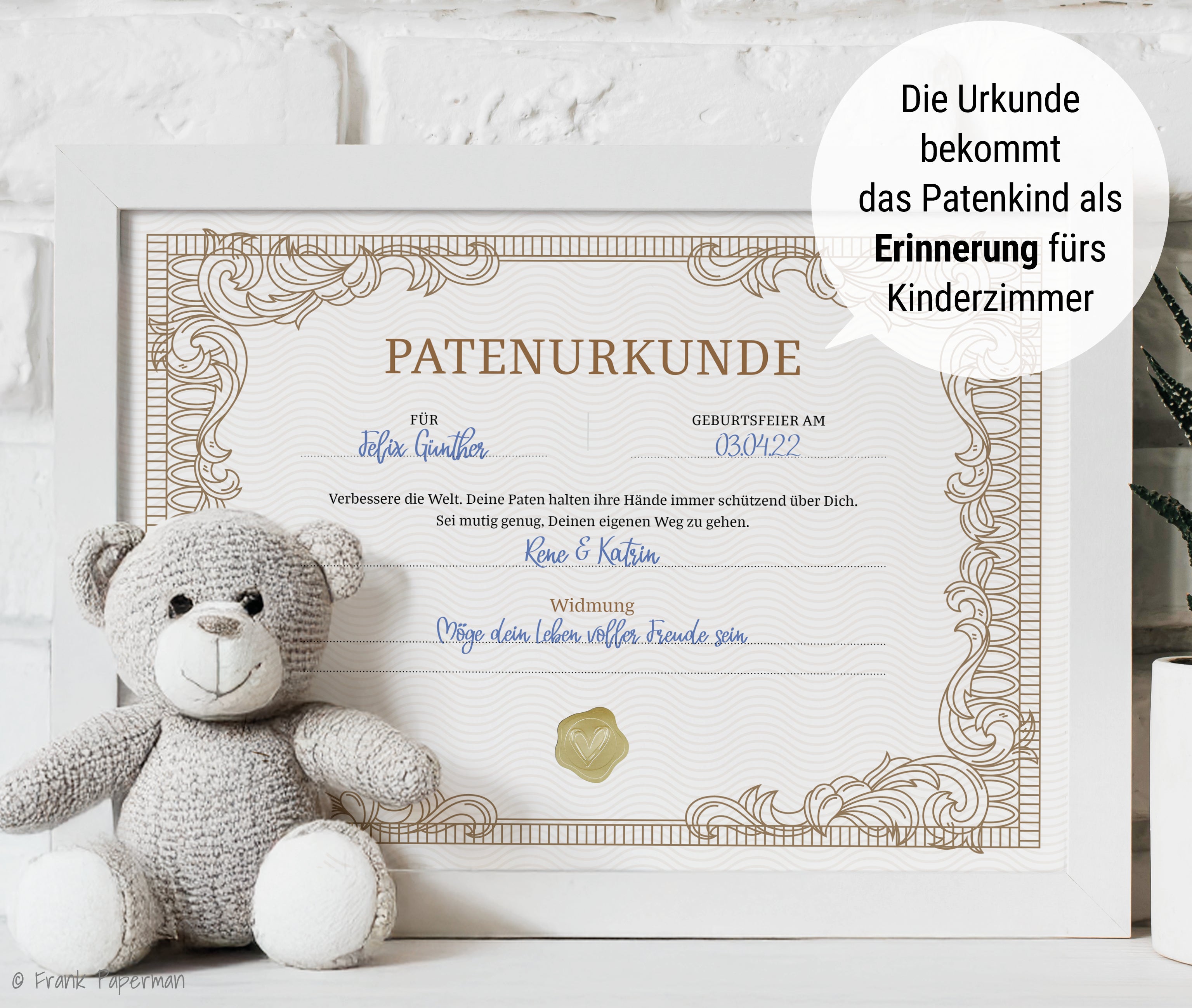 Patenurkunden – Klassisch