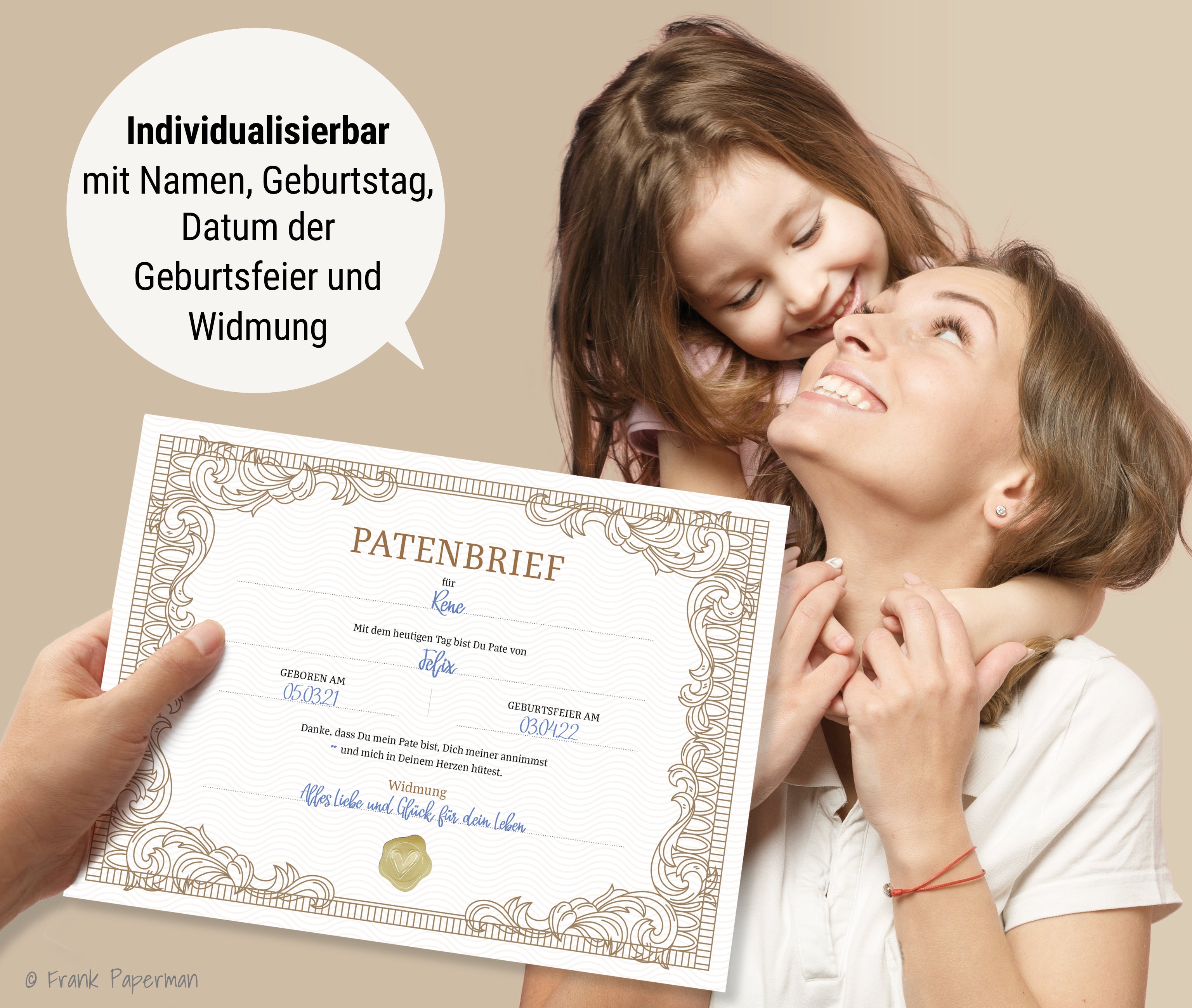 Patenurkunden – Klassisch