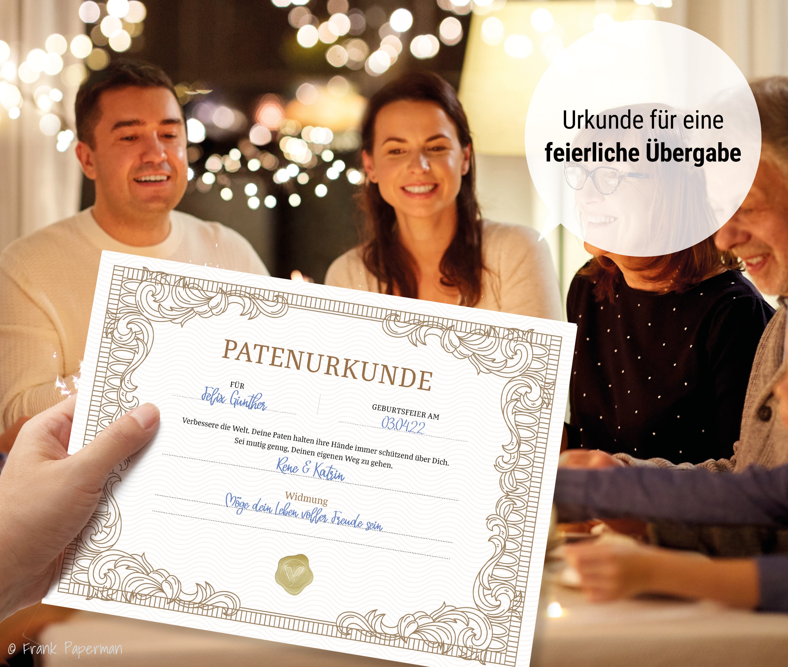 Patenurkunden – Klassisch
