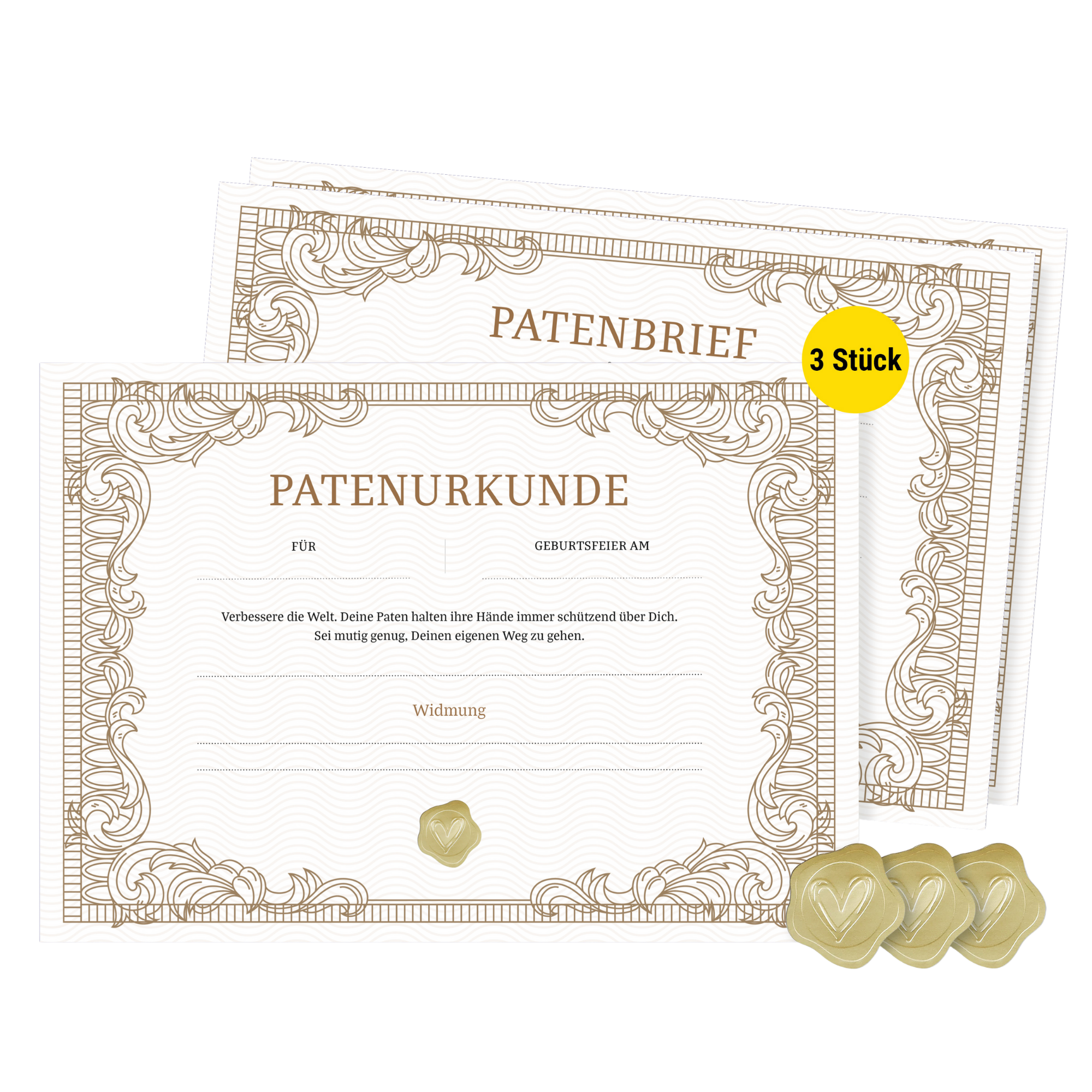 Patenurkunden – Klassisch