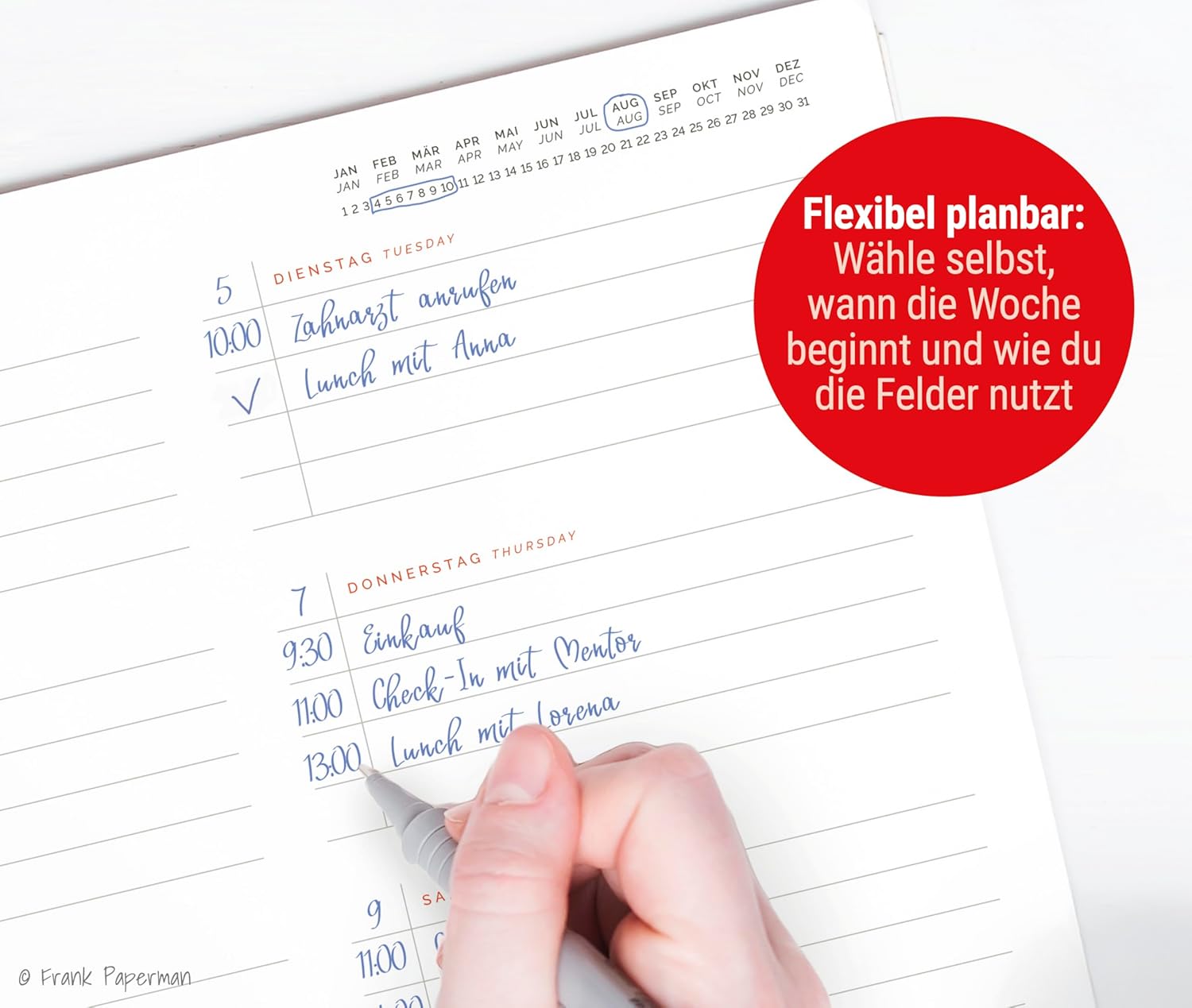 Wochenplaner – Bilingual