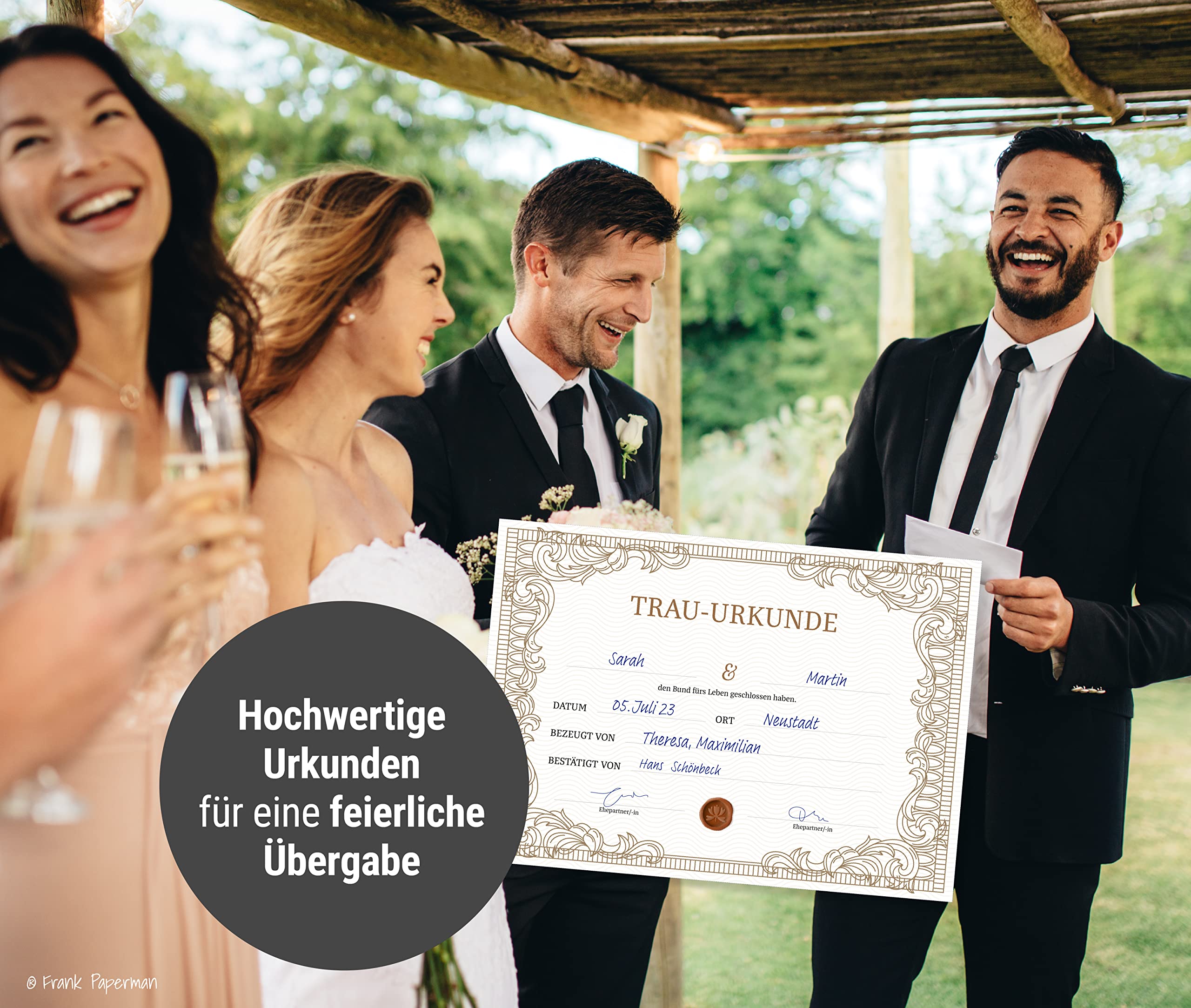 Urkunde Eheschließung – Klassisch