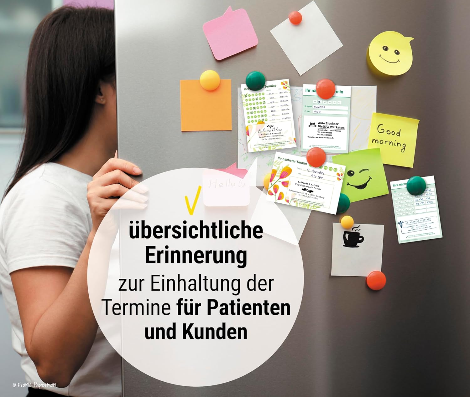 Terminzettel – 7 Termine Floral